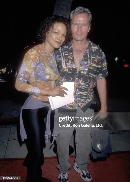Actor John Savage and wife Sandi Schultz attend the U Turn Beverly Hills Premiere on September 22, 1997 at Academy of Motion Picture Arts and...
