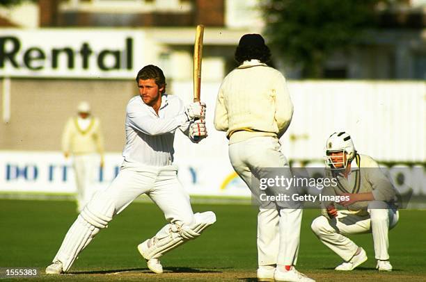 Robin Smith of Hampshire in action during a County Championship match against Nottinghamshire at Trent Bridge in Nottingham, England. \ Mandatory...