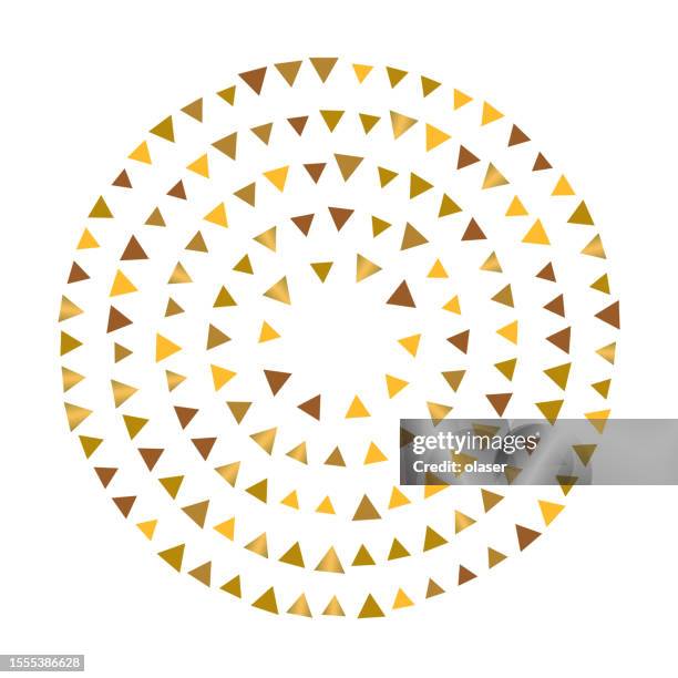 Concentric Triangles Examples Triangles In Concentric Circles Pointing Inwards Copy Space Shiny ...