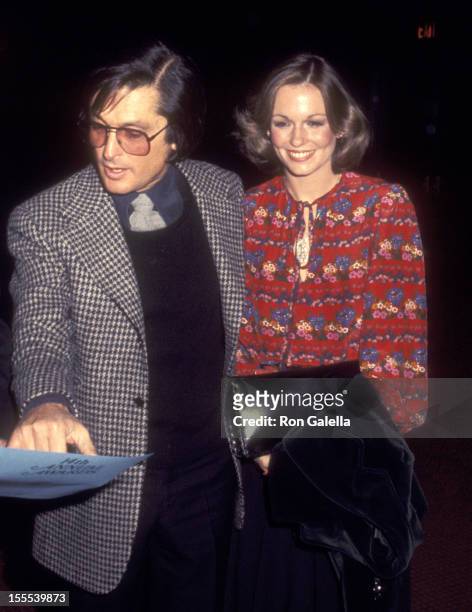 Producer Robert Evans and TV personality Phyllis George attend the 14th Annual Publicists Guild of America Awards on March 25, 1977 at Bonaventure...