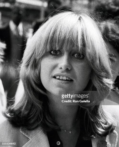 Actress Susan George attends the rehearsals for 50th Annual Academy Awards on April 2, 1978 at the Dorothy Chandler Pavilion in Los Angeles,...