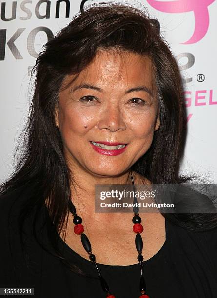 Entertainment executive Kathie Fong Yoneda attends the 2nd Annual Inspiration Awards to benefit The Susan G. Komen For The Cure at Royce Hall, UCLA...