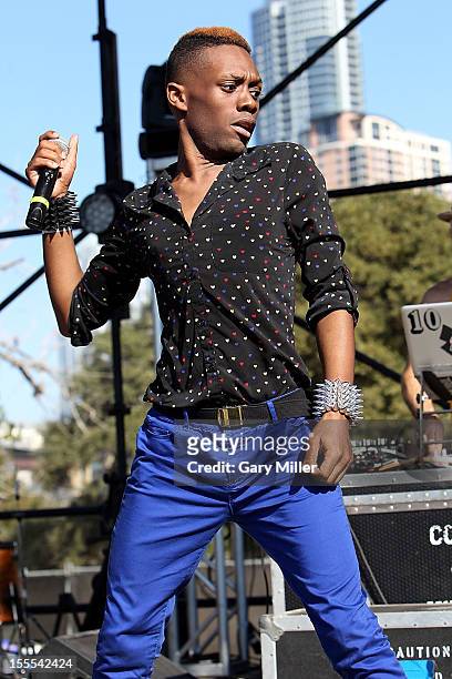 Nicky Da B performs during Fun Fun Fun Fest at Auditorium Shores on November 4, 2012 in Austin, Texas.