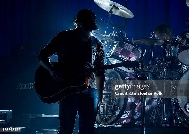 Musician, Eric Church performs at Nokia Theatre L.A. Live on November 4, 2012 in Los Angeles, California.