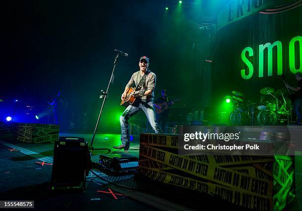 Musician, Eric Church performs at Nokia Theatre L.A. Live on November 4, 2012 in Los Angeles, California.