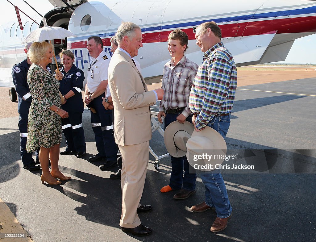 The Prince Of Wales And Duchess Of Cornwall Visit Australia - Day 1