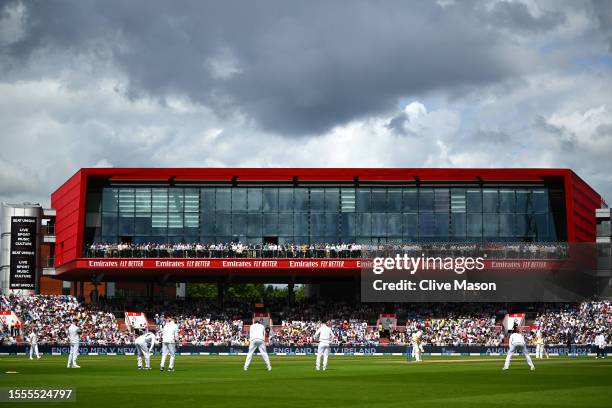 General view inside Emirates Old Trafford during Day One of the LV= Insurance Ashes 4th Test Match between England and Australia at Emirates Old...