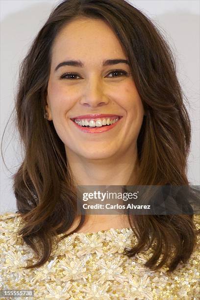 Spanish actress Celia Freijeiro attends the "Todo es Silencio" photocall at the Palafox cinema on November 5, 2012 in Madrid, Spain.