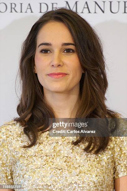 Spanish actress Celia Freijeiro attends the "Todo es Silencio" photocall at the Palafox cinema on November 5, 2012 in Madrid, Spain.