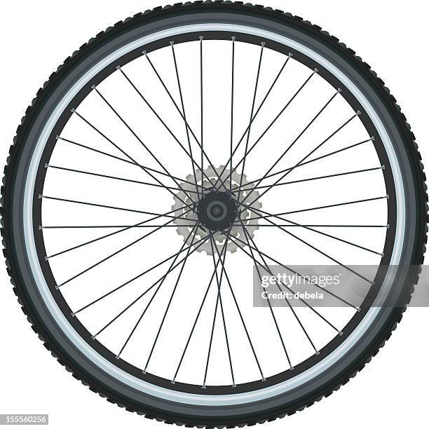 bicycle tire - bicycle tire stock illustrations