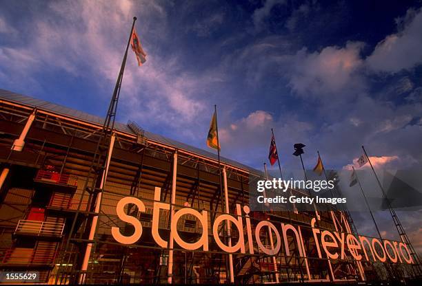 General view of Feyenoord's De Kuip Stadium before the Champions League match against Rosenborg in Rotterdam, Netherlands. \ Mandatory Credit:...