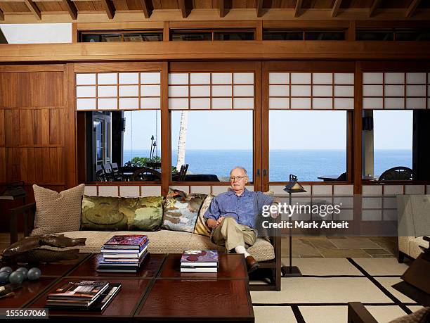 Co-founder and Chairman Emeritus of Intel Corporation, Gordon Moore is photographed for Fortune Magazine on September 8, 2012 on the Big Island,...