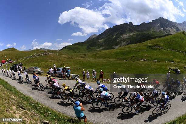 Wilco Kelderman of The Netherlands and Team Jumbo-Visma, Nick Schultz of Australia and Team Israel-Premier Tech, Simon Yates of United Kingdom and...