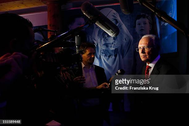 Franz Beckenbauer attends the Laureus Media Award 2012 on November 05, 2012 in Kitzbuehel, Austria.