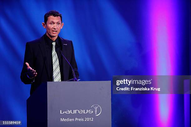 Michael Teuber attends the Laureus Media Award 2012 on November 05, 2012 in Kitzbuehel, Austria.