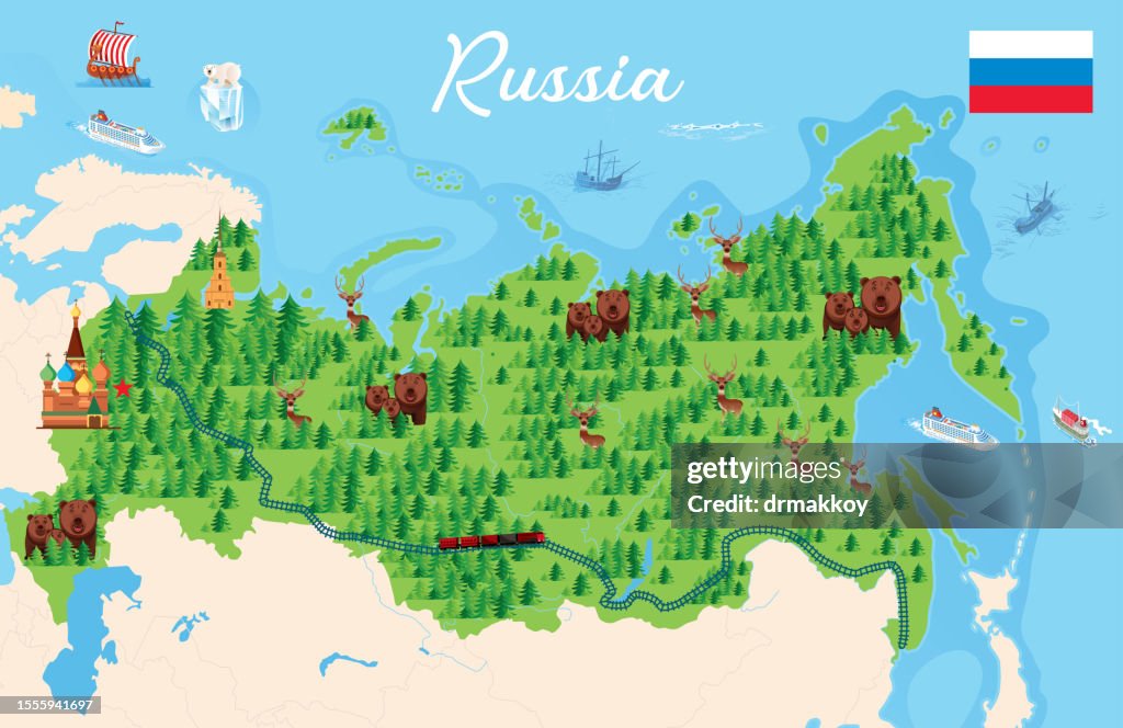Russia Travel Map