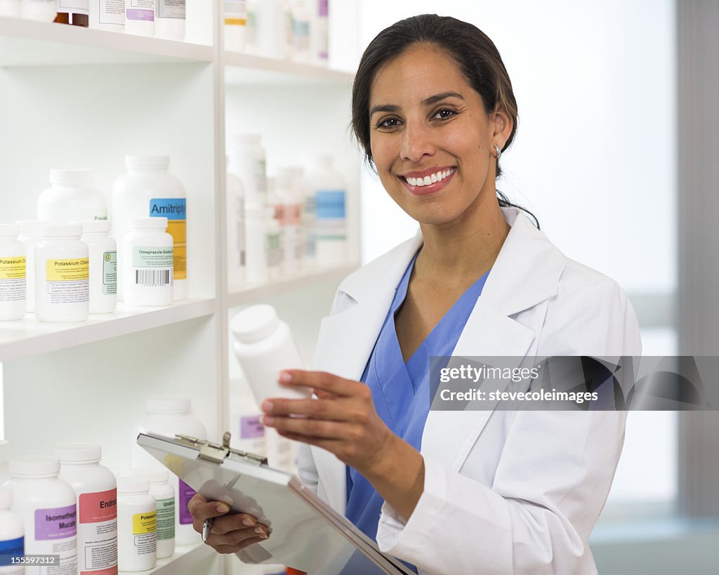 Pharmacist with Clipboard