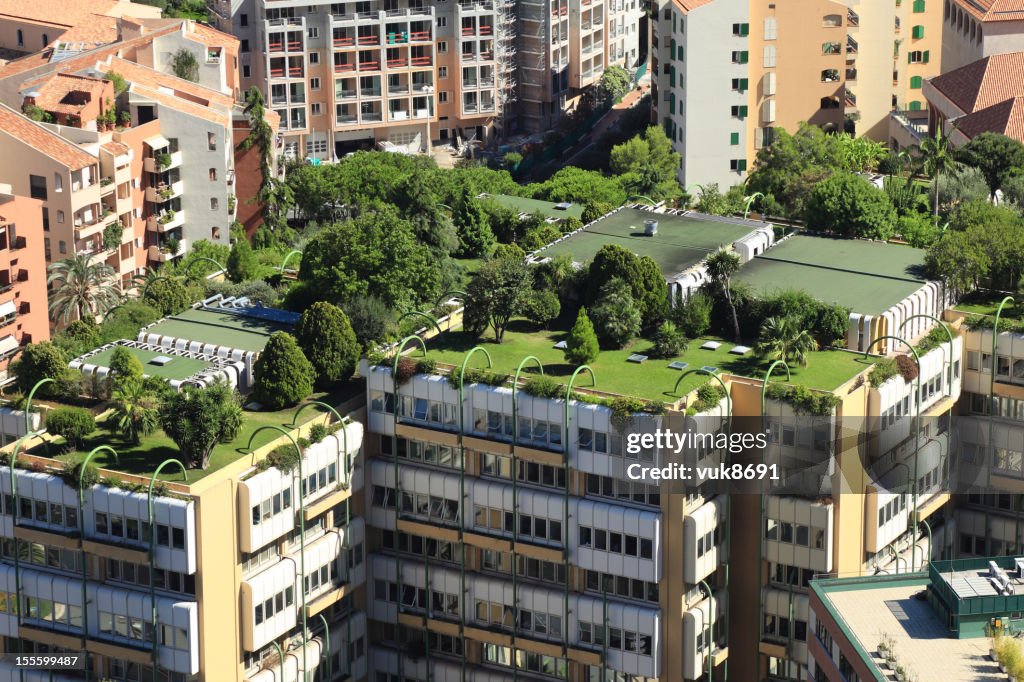 Monte Carlo telhados da cidade