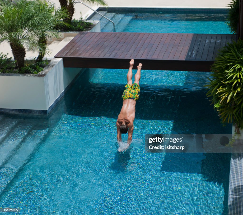 Diving into Pool