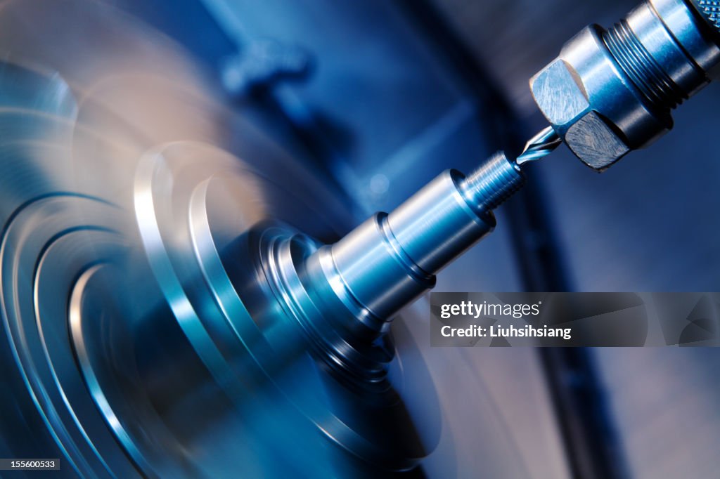 CNC Drehmaschine Verarbeitung.