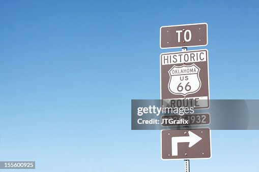 Route 66 Sign-Oklahoma Route 66 Sign-Oklahoma