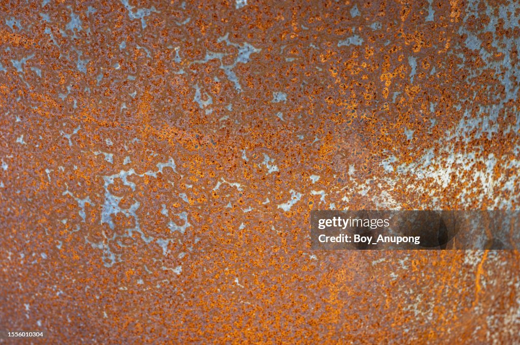 Round Metal Rusted Full Frame Shot Of Rusted Metal Texture And Background Rust Reduces ...