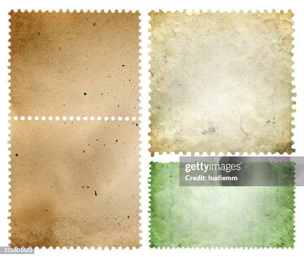 blank postage stamp textured background isolated - perforated paper stock pictures, royalty-free photos & images