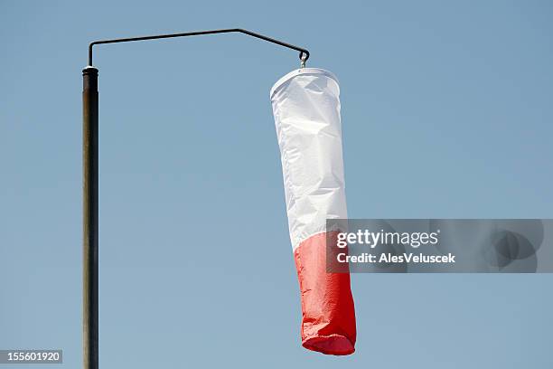windsock - no wind - windsock stock pictures, royalty-free photos & images