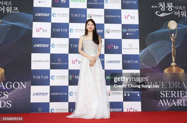 Bae Suzy attends the 2nd Blue Dragon Series Awards at Paradise City Hotel on July 19, 2023 in Incheon, South Korea.