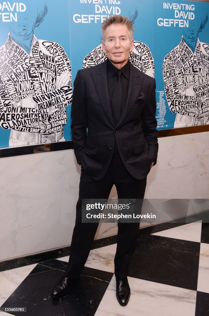 "Inventing David Geffen" New York Premiere