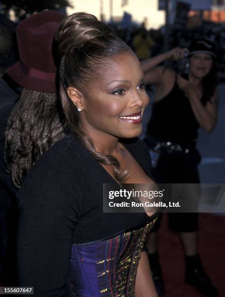 Singer Janet Jackson attends the 1999 Source Hip-Hop Music Awards on August 18, 1999 at the Pantages Theatre in Hollywood, California.