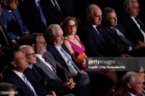 Sen. Alex Padilla , Sen. Peter Welch , Sen. Gary Peters , Sen. Chris Van Hollen , Sen. Kyrsten Sinema , Sen. Bob Casey , Sen. Sherrod Brown and Sen....