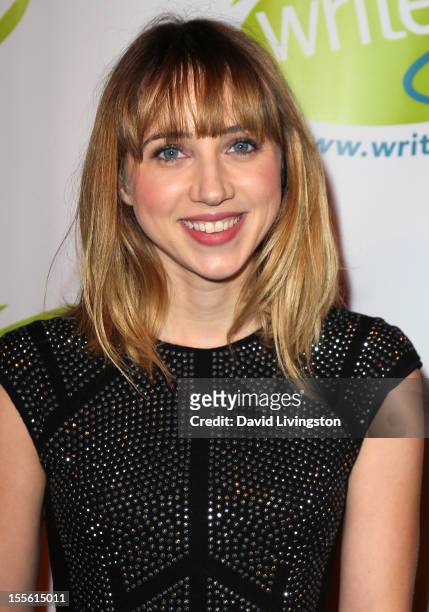 Actress Zoe Kazan attends the Bold Ink Awards at the Eli and Edythe Broad Stage on November 5, 2012 in Santa Monica, California.