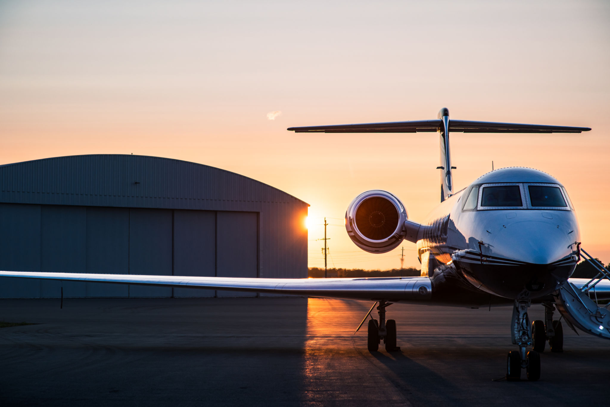 airplane hangar
