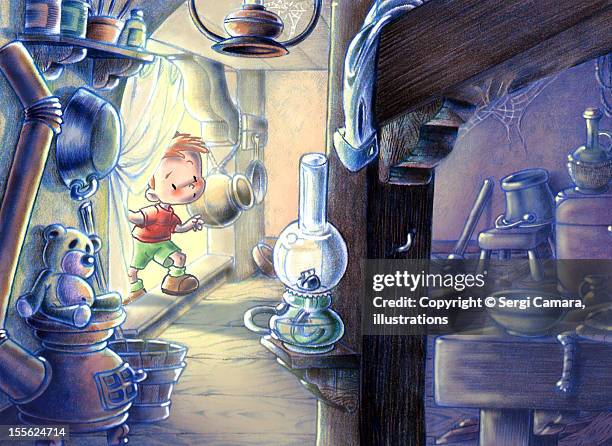 attic - attic stock illustrations