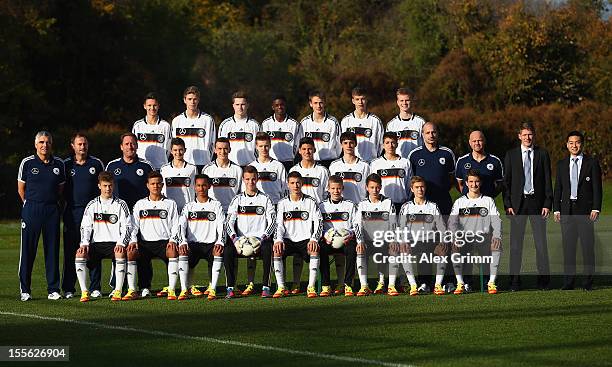 Daniel Juric, Lars Wintrich, Johannes Eggestein, Maximilian Adomako, Felix Beiersdorf, Luca Erhardt, Frieder Wagner, head coach Frank Engel,...