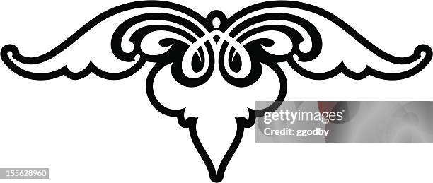 vector scroll / accent - scroll pattern stock illustrations