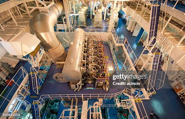 engine room - motor vessels stock pictures, royalty-free photos & images