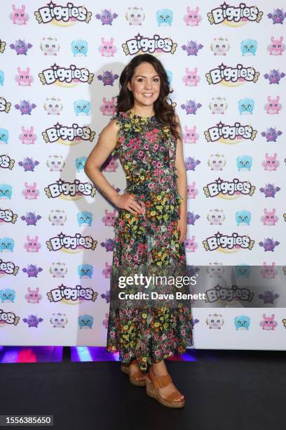 Laura Tobin attends the Biggies Toy Launch at Ballie Ballerson on July 26, 2023 in London, England.