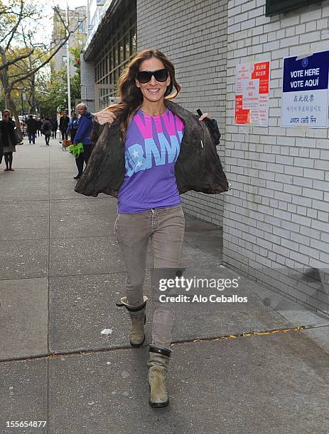 Sarah Jessica Parker is seen in the West Village at Streets of Manhattan on November 6, 2012 in New York City.