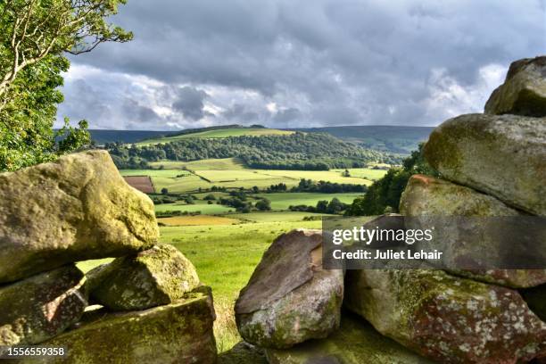 a gap in the wall. - north yorkshire 個照片及圖片檔