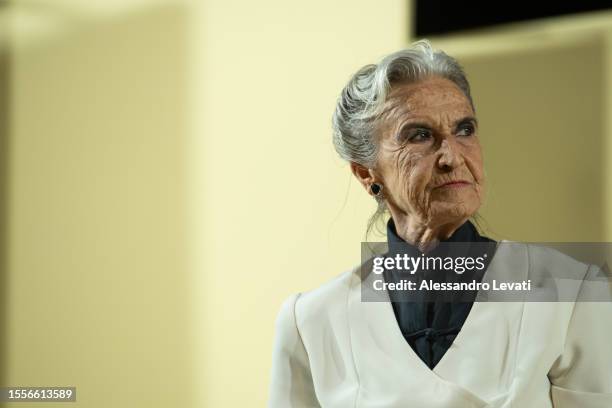 Barbara Alberti attends the Magna Grecia Awards & Fest 2023 on July 19, 2023 in Bari, Italy.