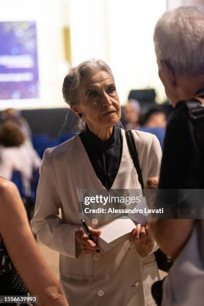 Barbara Alberti attends the Magna Grecia Awards & Fest 2023 on July 19, 2023 in Bari, Italy.