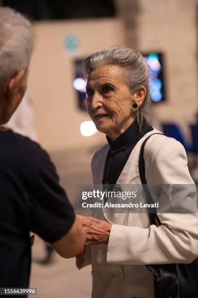 Barbara Alberti attends the Magna Grecia Awards & Fest 2023 on July 19, 2023 in Bari, Italy.