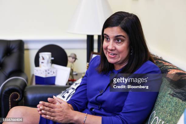 Representative Nicole Malliotakis, a Republican from New York, during an interview on Capitol Hill in Washington, DC, US, on Tuesday, July 25, 2023....