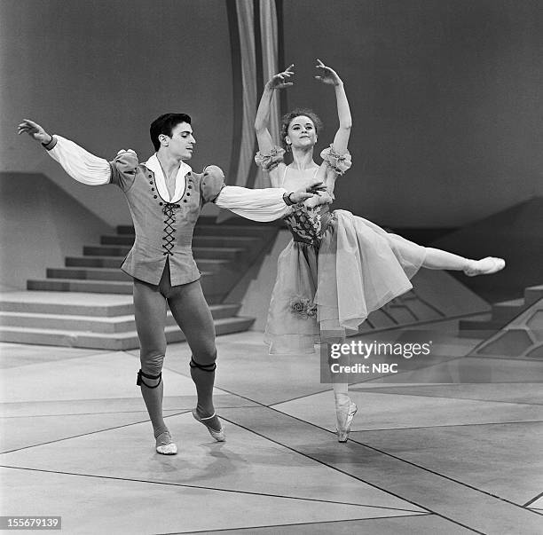 Gala Performance" Episode 412 -- Pictured: Dancers Edward Villella, Violette Verdy --