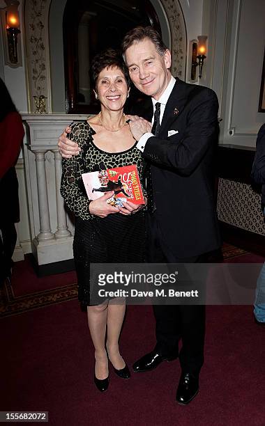 Georgina Andrews and Anthony Andrews attend the press night performance of 'Scrooge: The Musical' at the London Palladium on November 6, 2012 in...