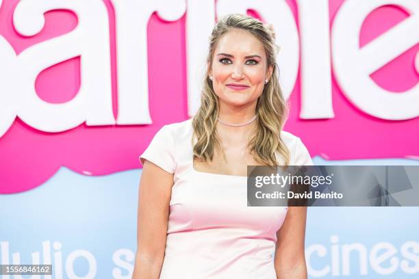 Alba Carrillo attends the 'Barbie' premiere at the Gran Teatro Caixabank on July 19, 2023 in Madrid, Spain.