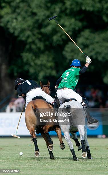 Pieres from Ellerstina in action during a match between Ellerstina and La Natividad as part of the Abierto de Polo de Hurlingham at the Hurlingham...