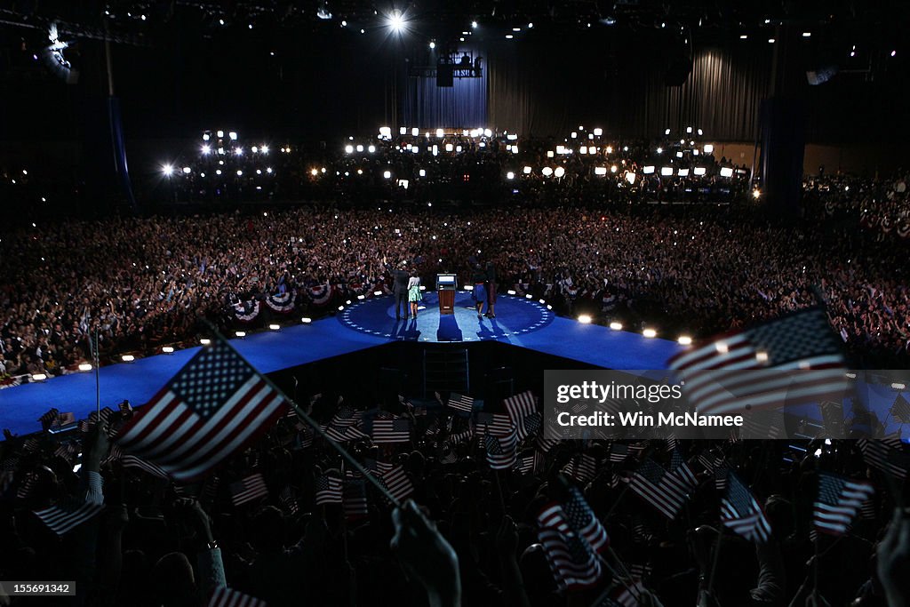 President Obama Holds Election Night Event In Chicago